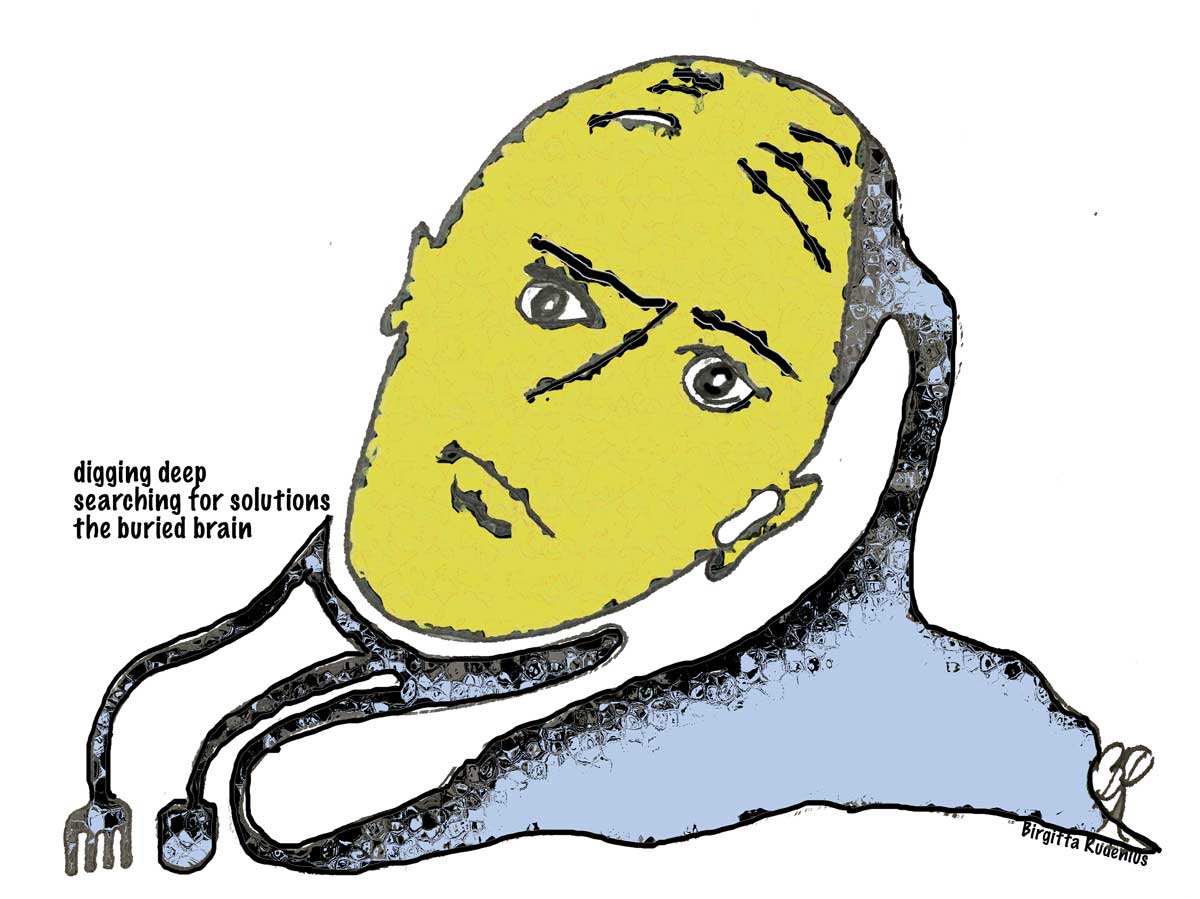 The buried brain by Birgitta Rudenius.